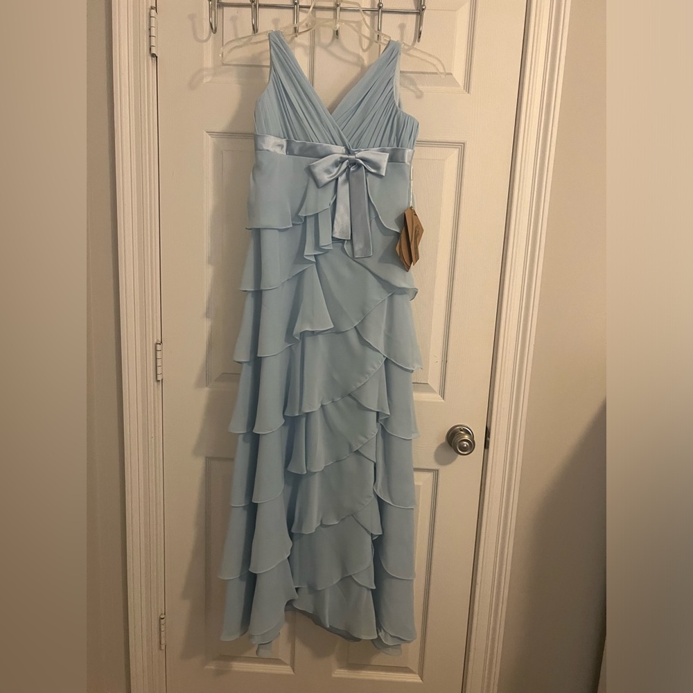 Junior/ Girls Baby Blue Formal Dress